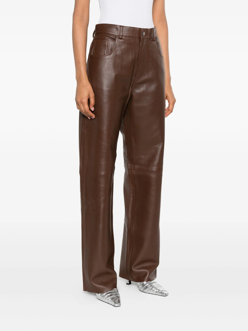 Haikure Leather Panelled Pants 5