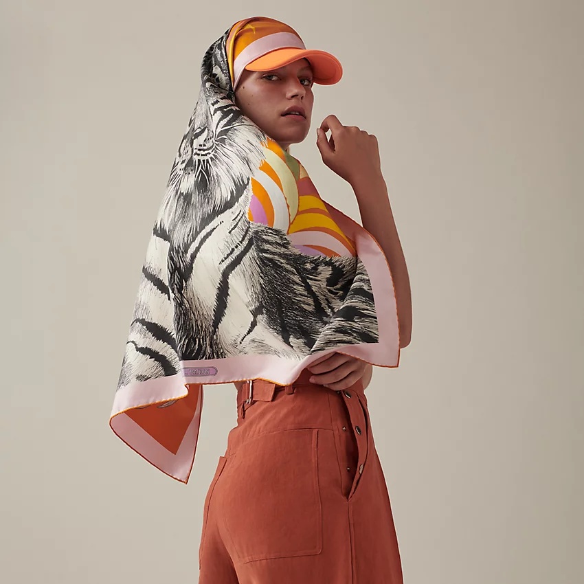 Tigre Royal double face scarf 90 - 2