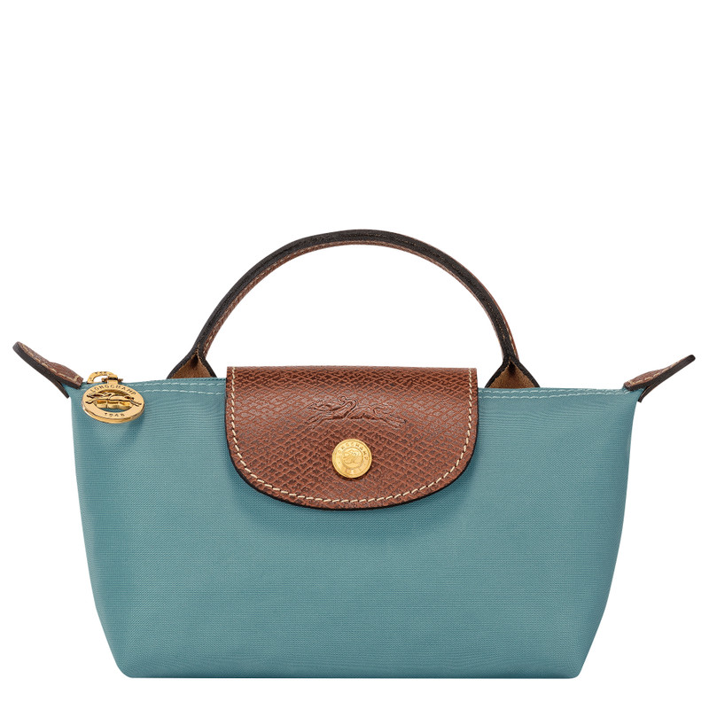 Le Pliage Original Pouch with handle Eucalyptus - Recycled canvas 1