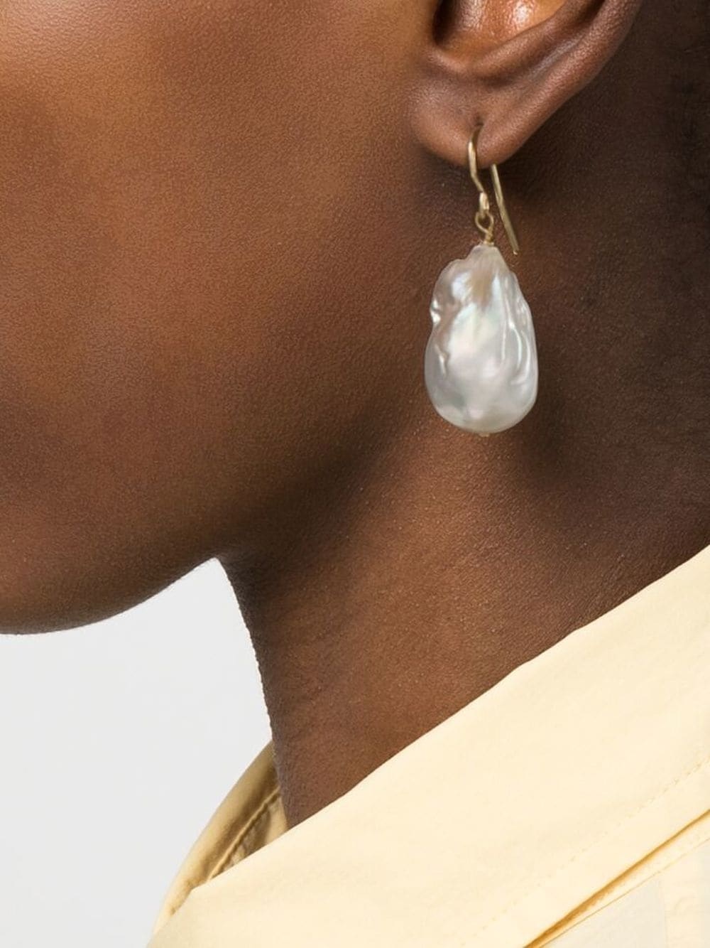 pearl-detail drop earrings - 2