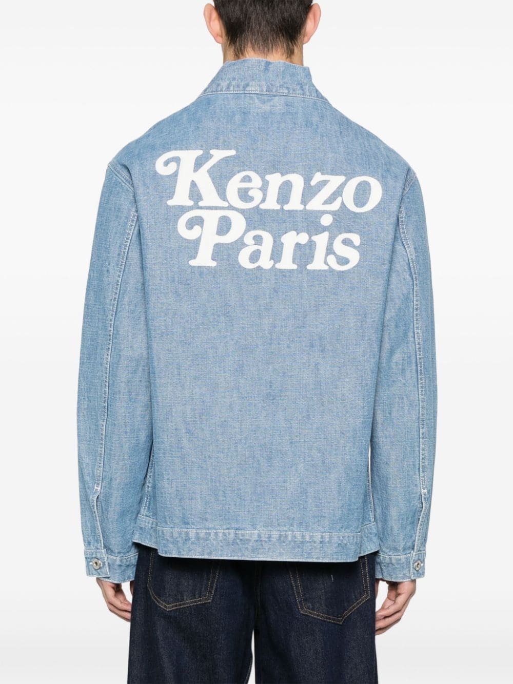x Verdy logo-embroidered poncho - 4
