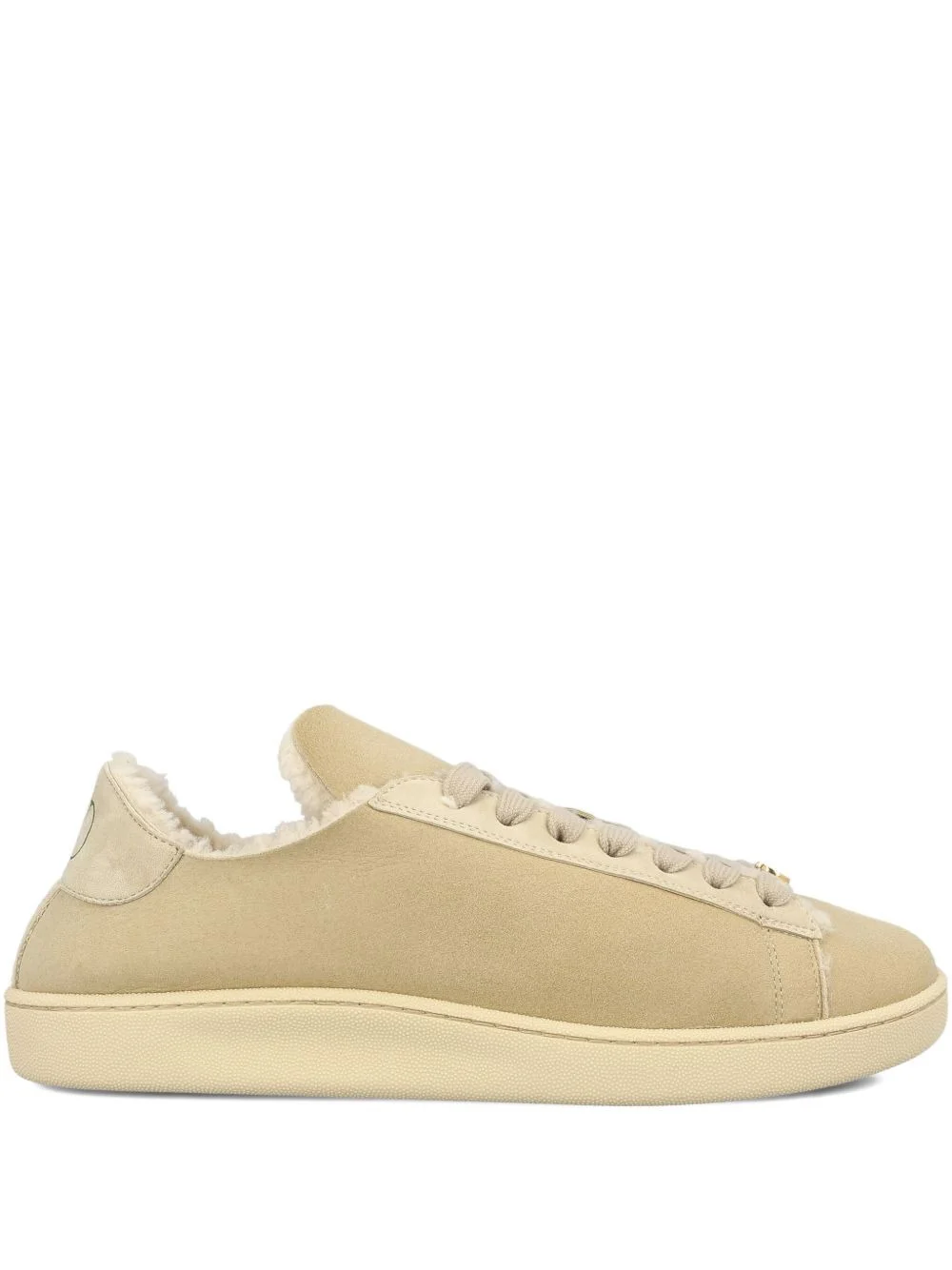 VLogo shearling sneakers - 1
