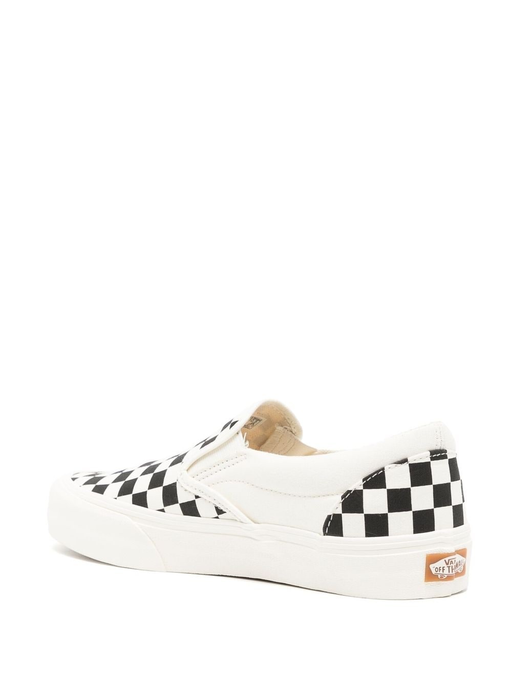 checked slip-on sneakers - 3