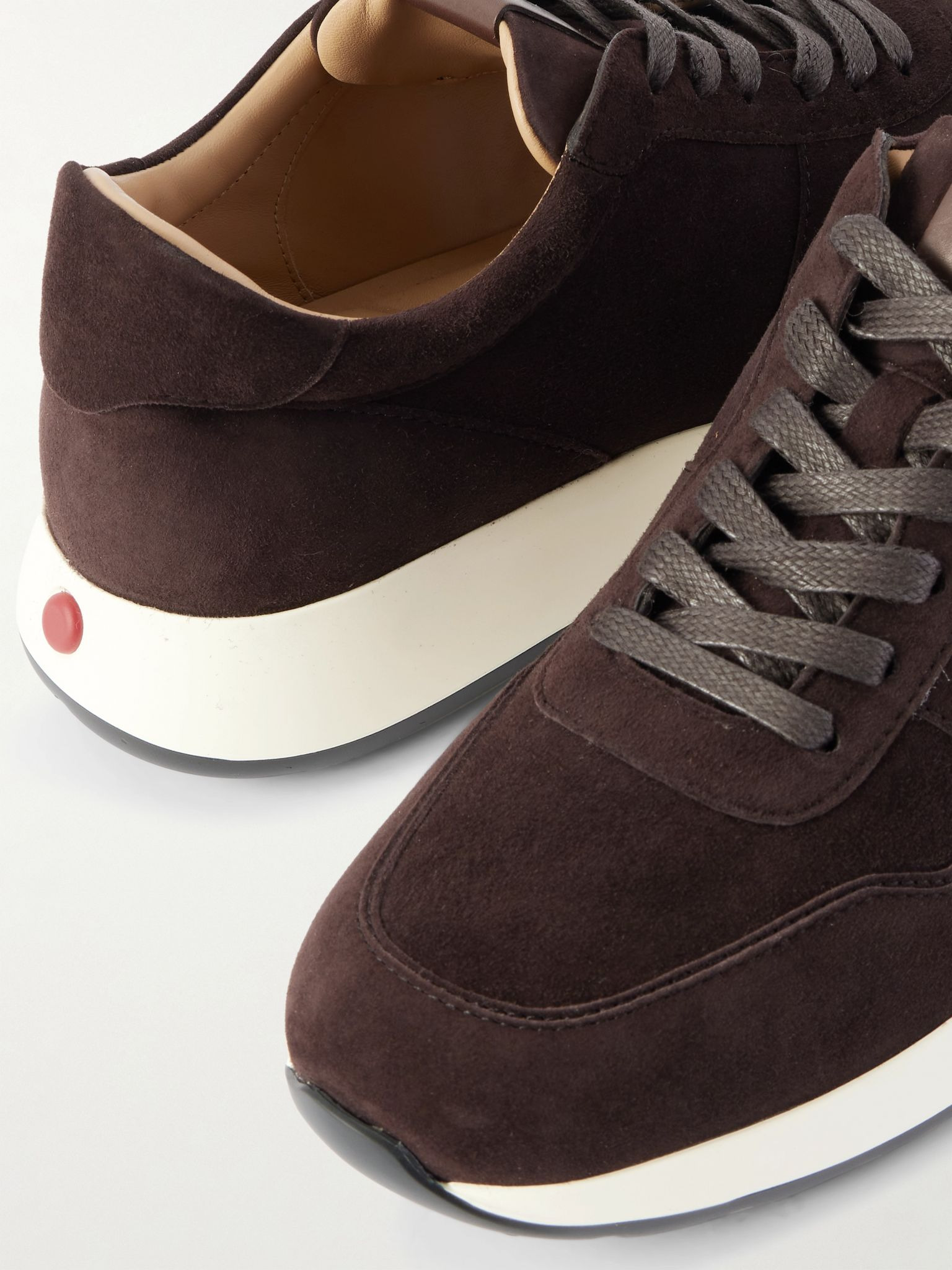 Suede Sneakers Dark brown - 5