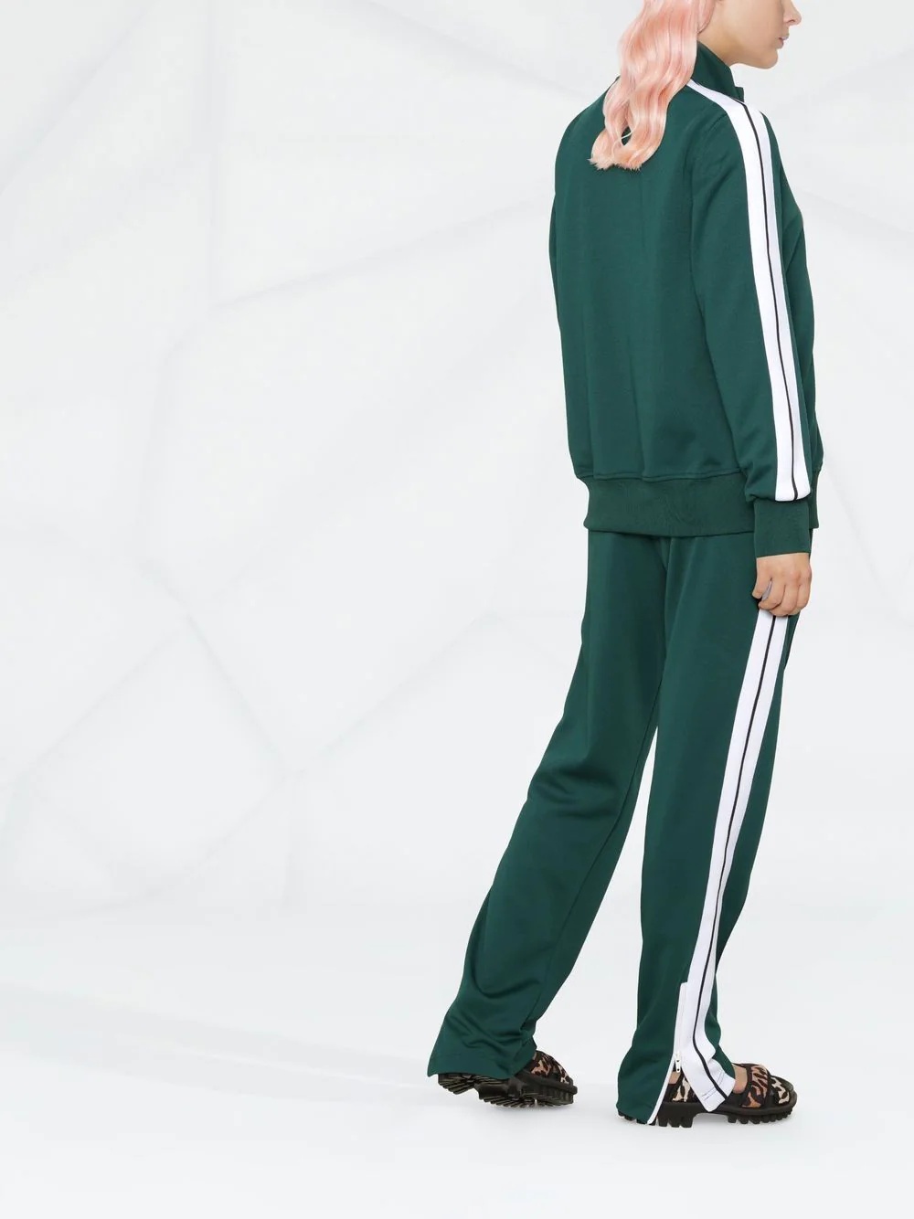 logo-print track jacket - 3