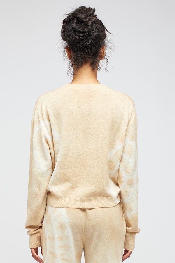 SPIRAL CITY DYED CASHMERE WOMEN’S CREW - 3