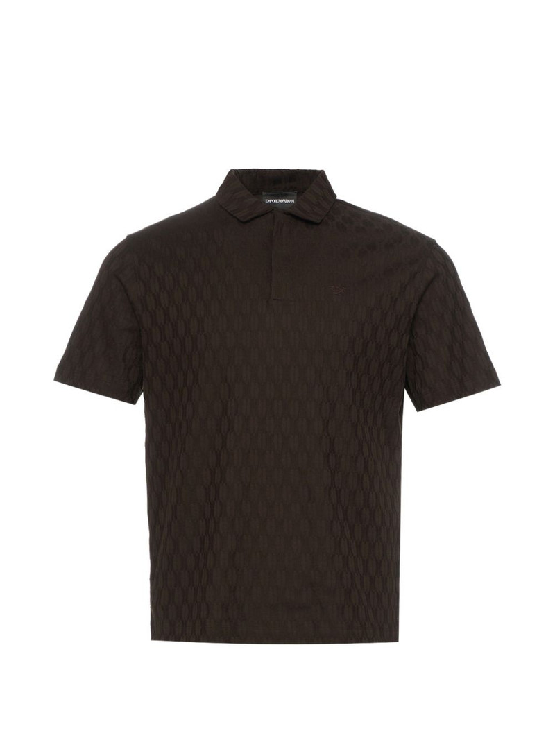 textured polo shirt 1