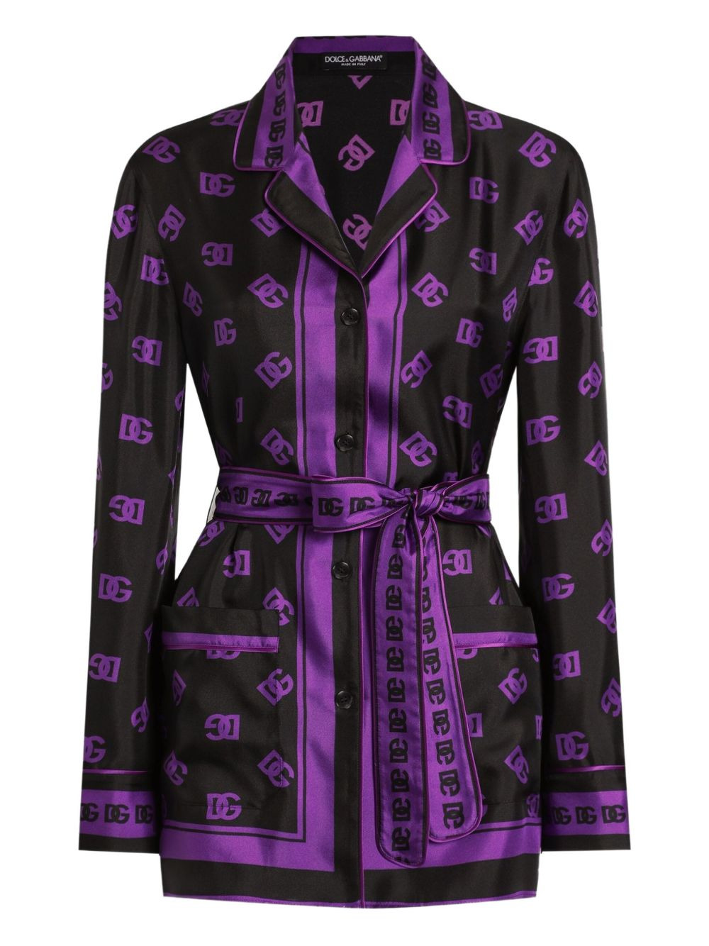 DG logo-print shirt - 1