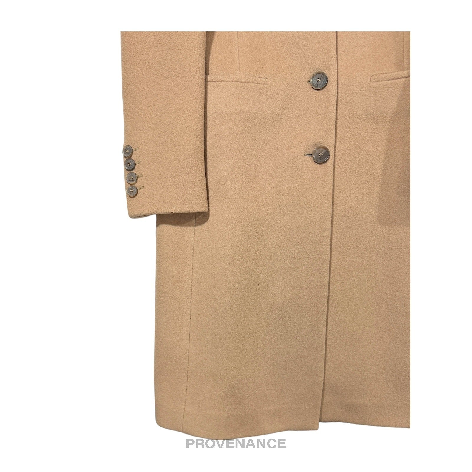 Gucci Chesterfield Wool Coat - Camel 42 - 6