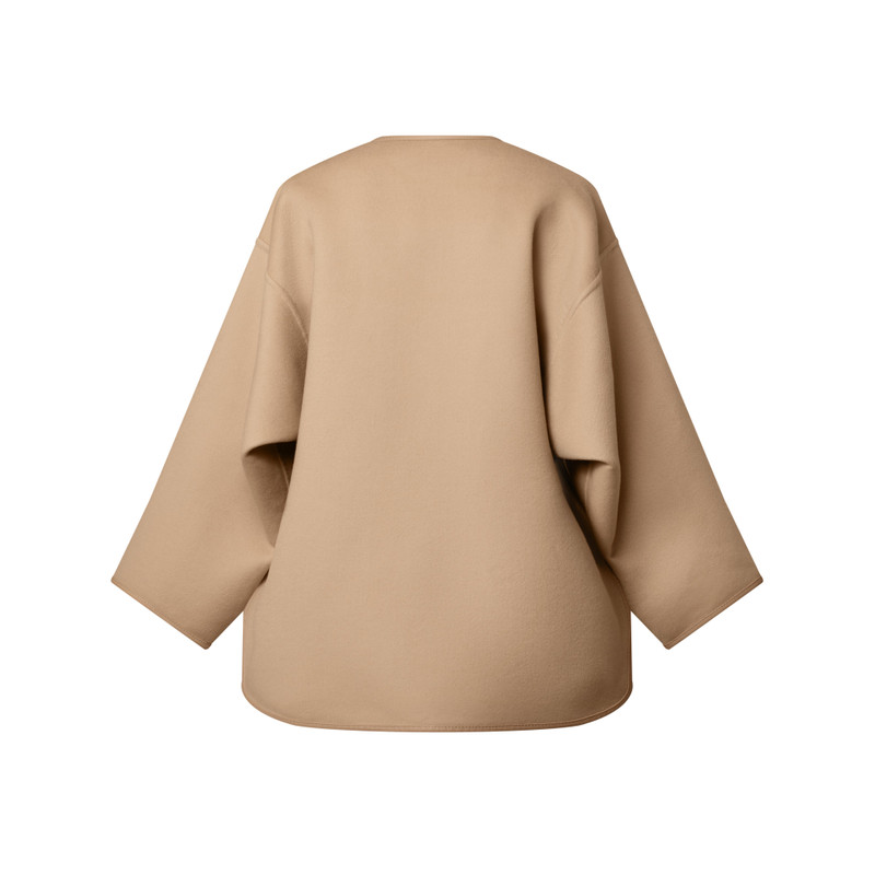 Long Double Face Toggle Detail Coat 3