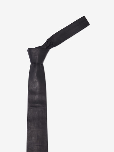 Alexander McQueen Women's Leather Tie in Black outlook