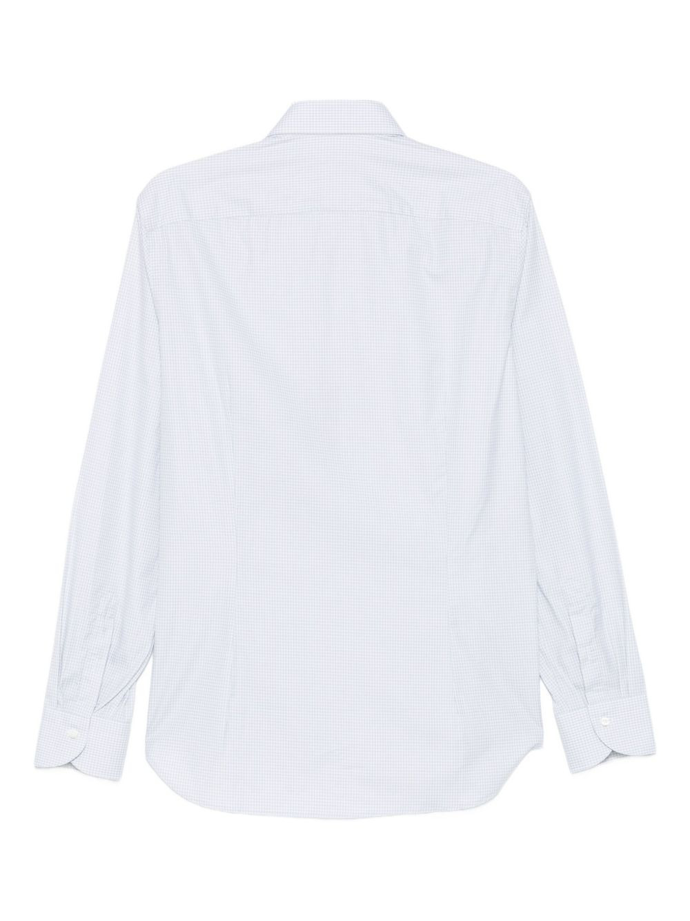 checked cotton shirt - 2