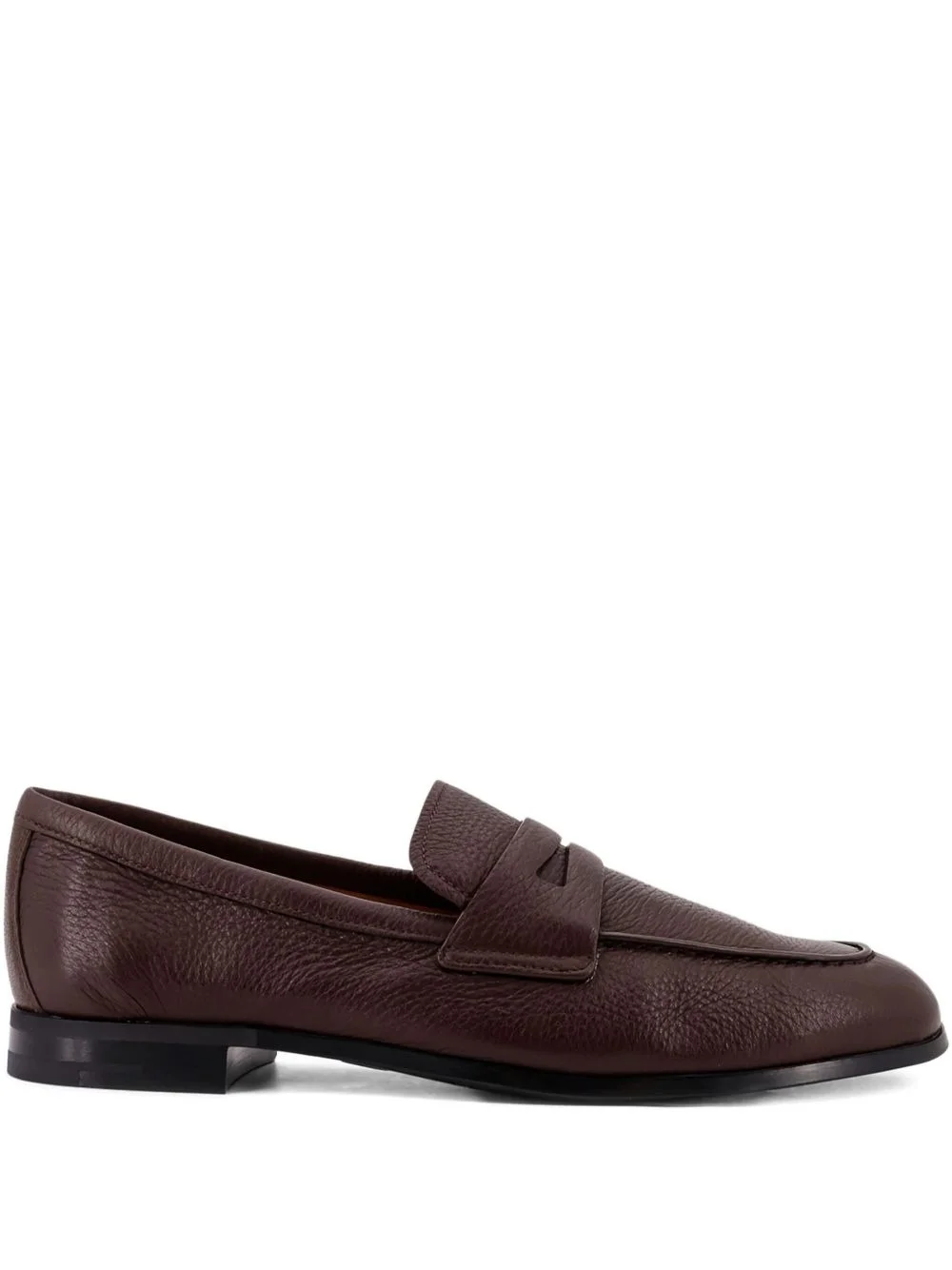 penny-strap leather loafers - 1