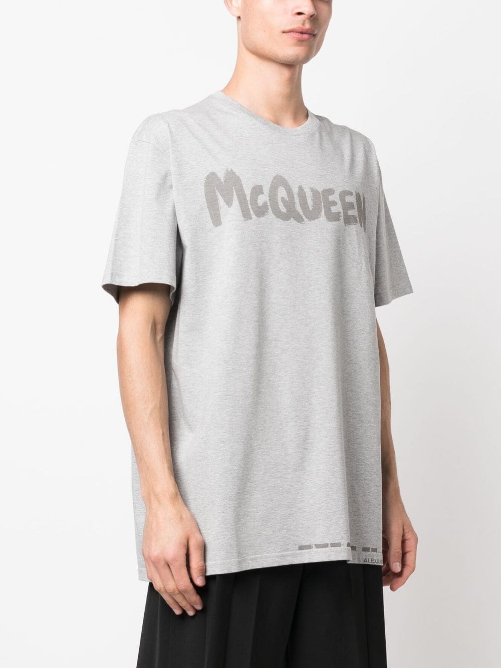 logo-print cotton T-shirt - 3