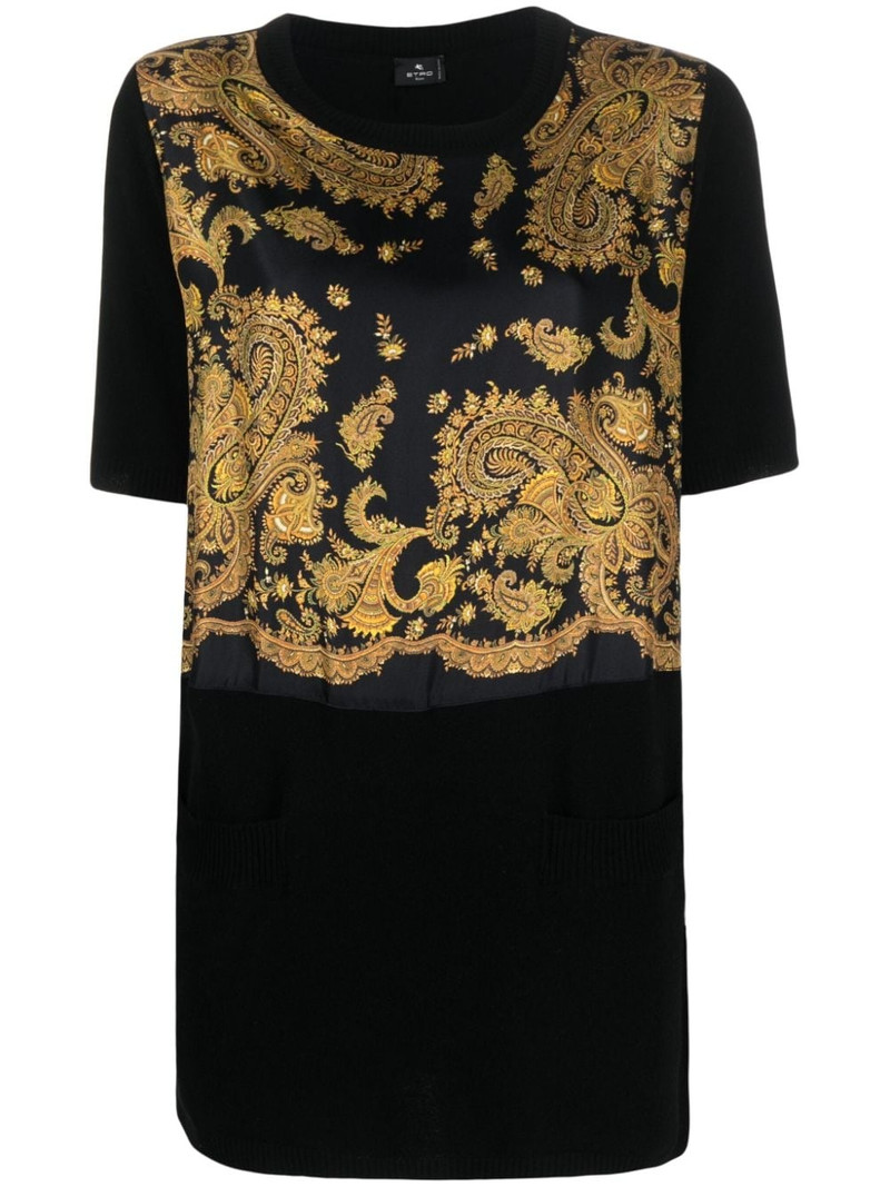 paisley-print cotton T-Shirt 1