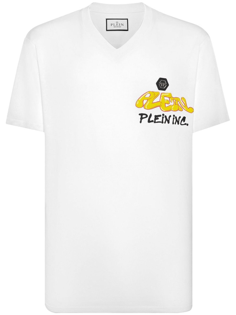 logo-print cotton T-shirt 1