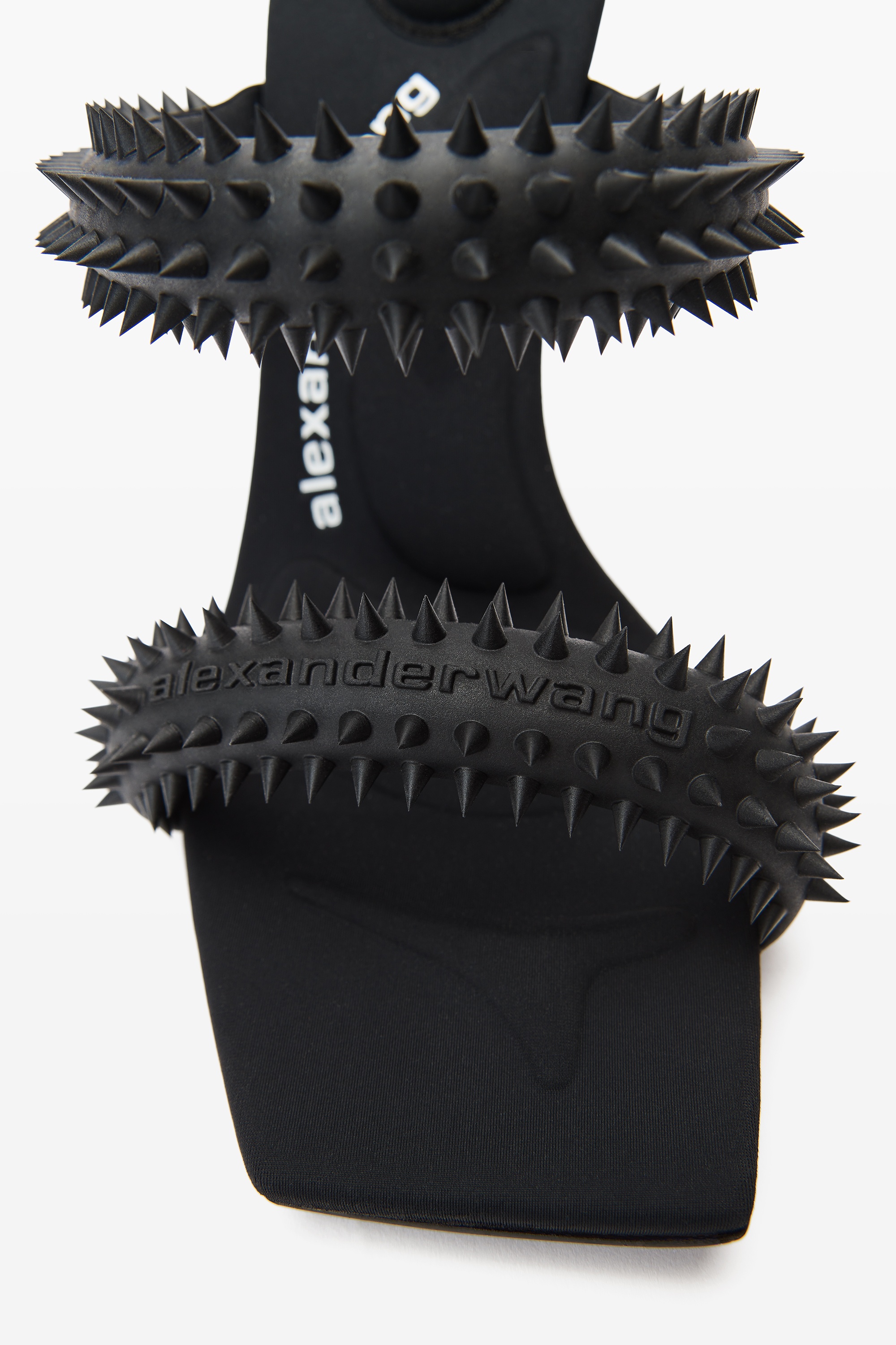 julie 105mm sandal in rubberized spikes - 4