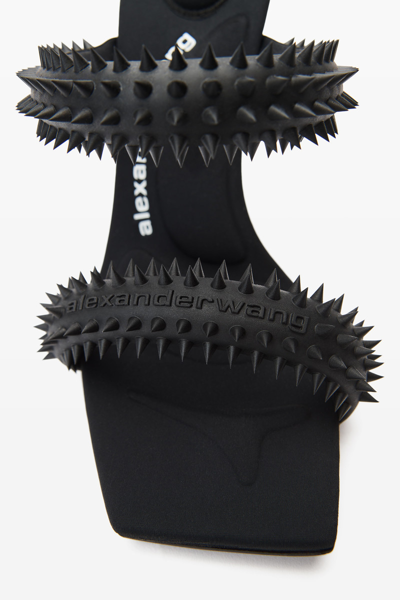 julie 105mm sandal in rubberized spikes 4