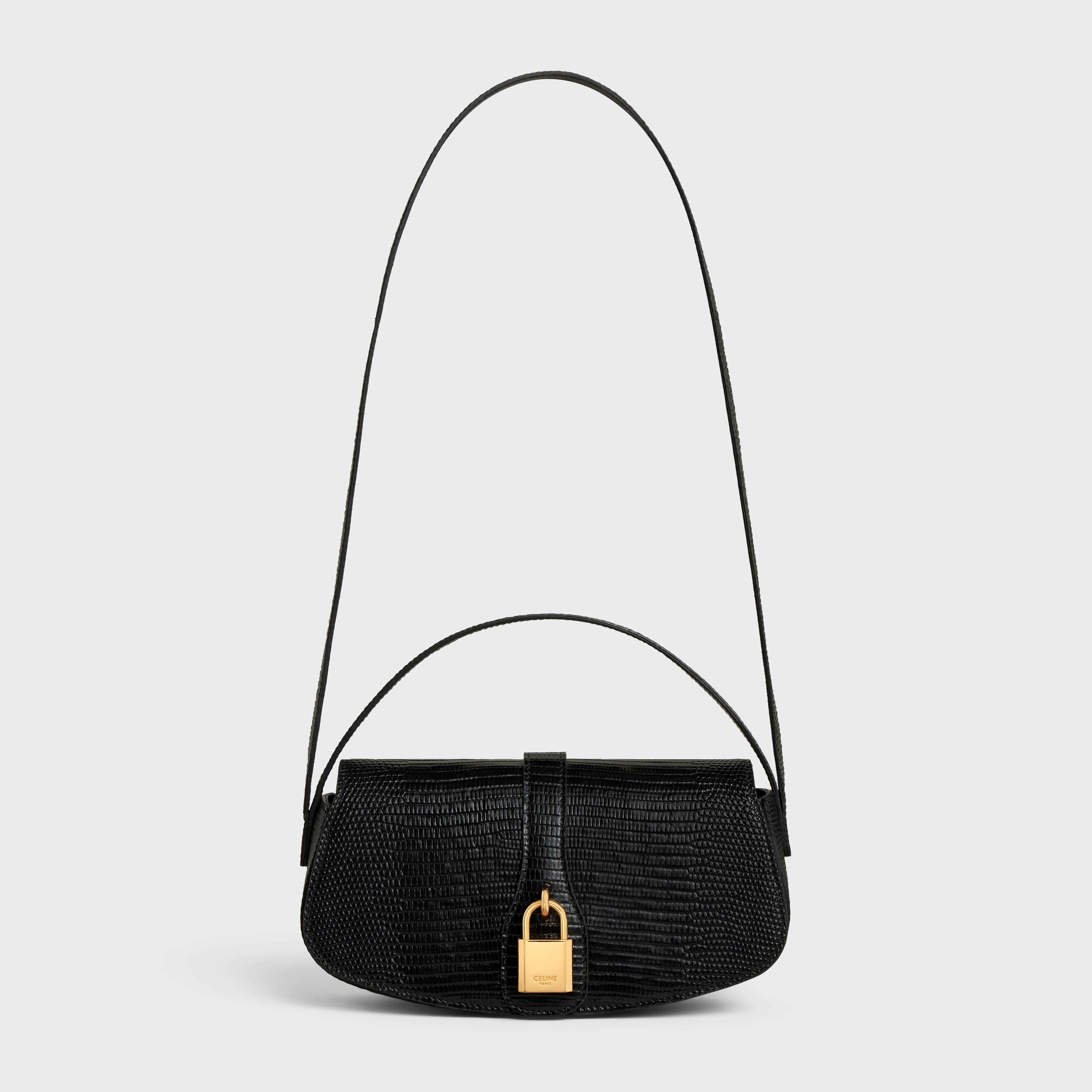 CLUTCH ON STRAP TABOU in lizard - 6