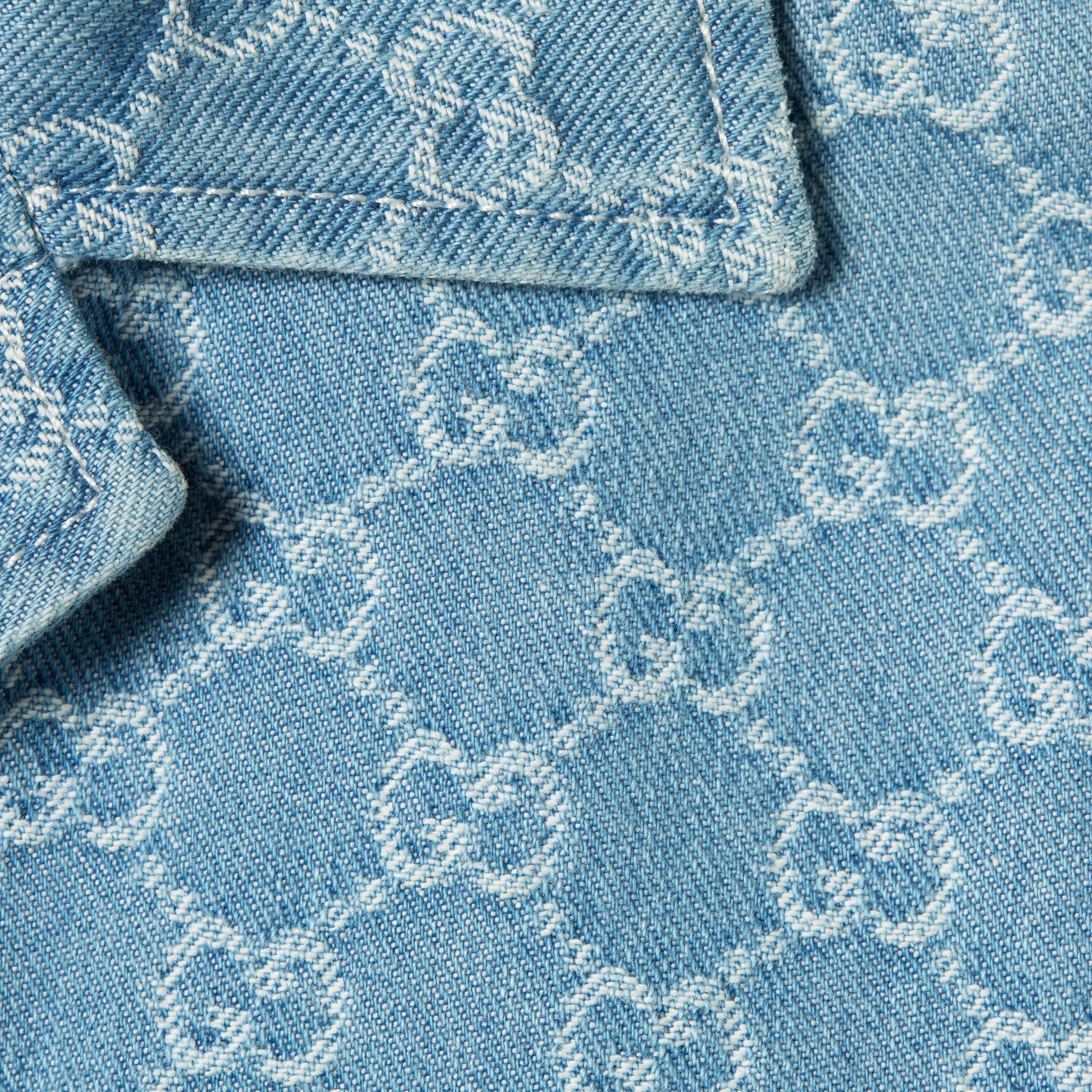 GG denim jacquard jumpsuit - 6