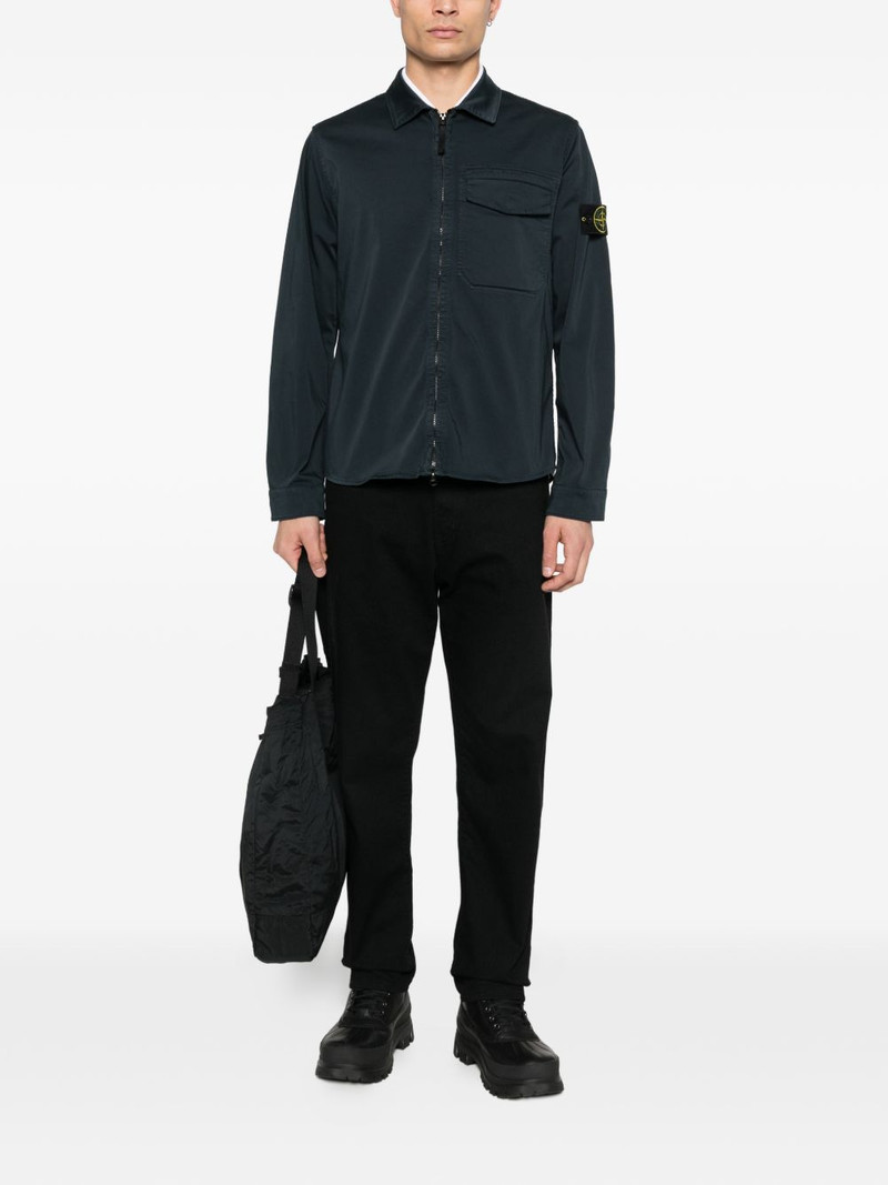 Stone Island zip pocket overshirt outlook
