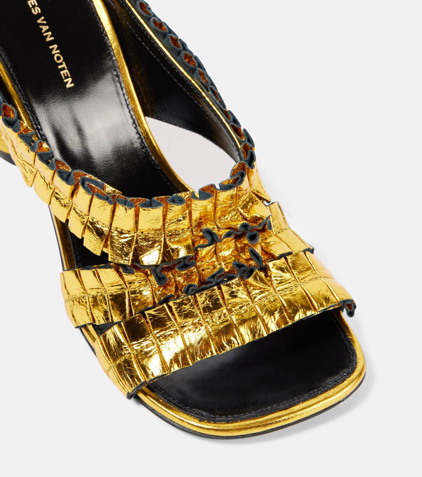 95 Metallic leather sandals - 5