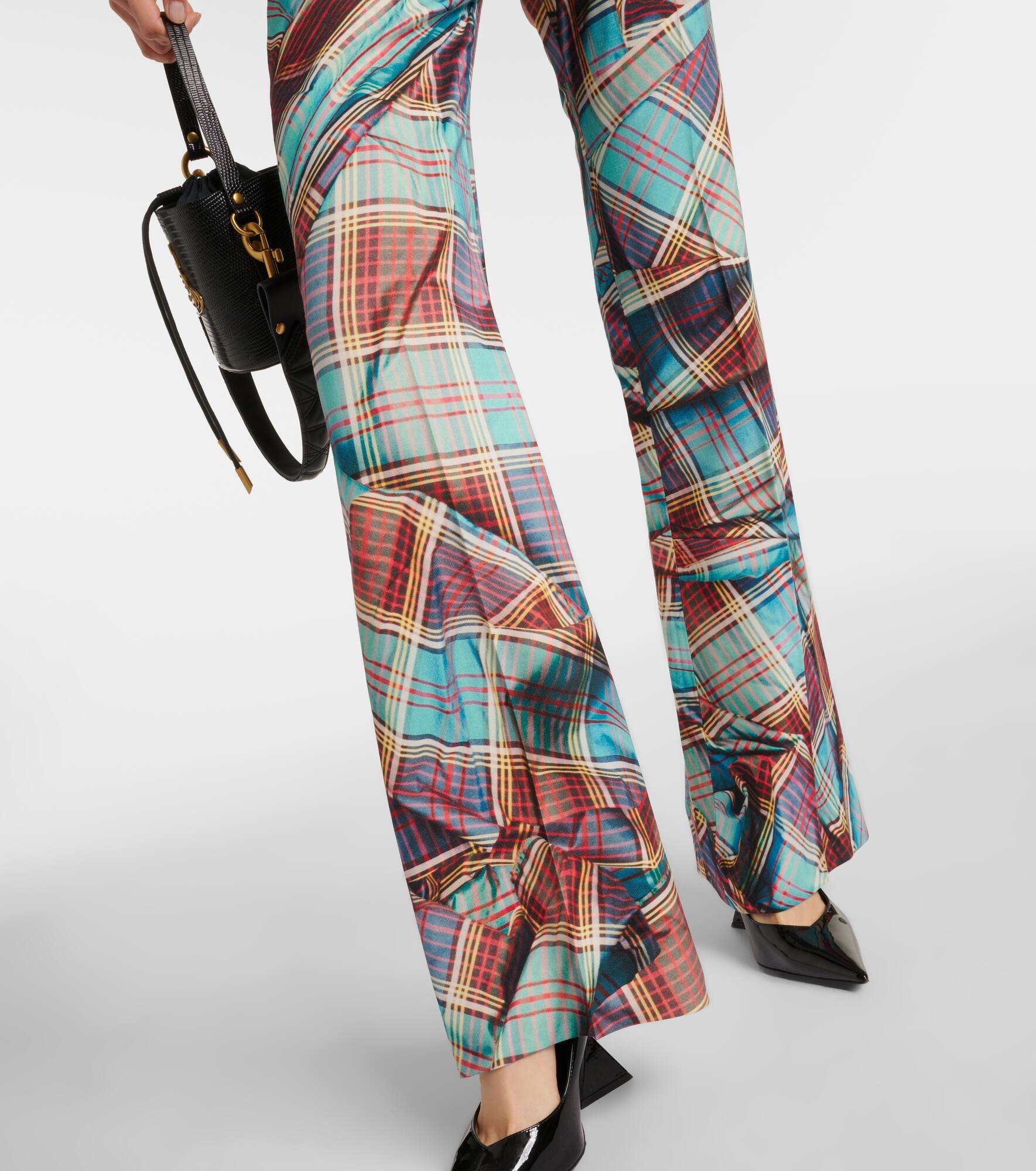 VIVIENNE WESTWOOD パンツ 25 Ray checked virgin wool 1065088 Vivienne Westwood - Ray virgin wool trousers Multicolor