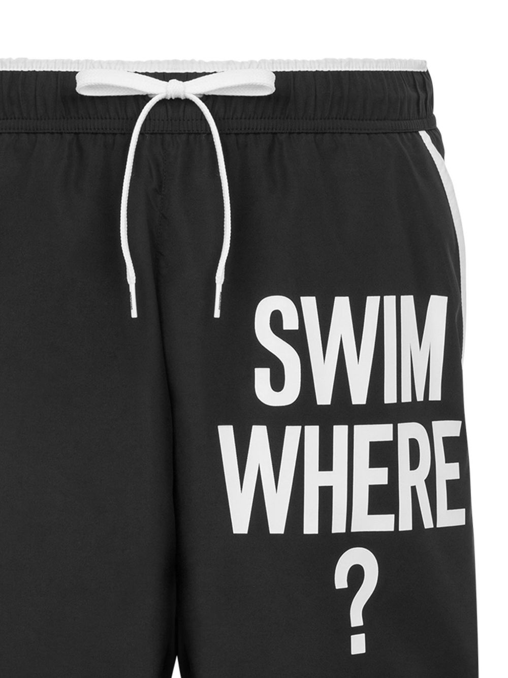 logo-print swim shorts - 2