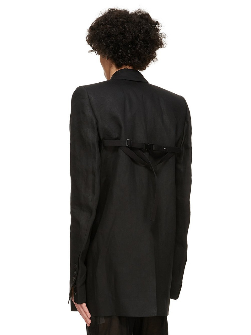 satin-finish blazer 3