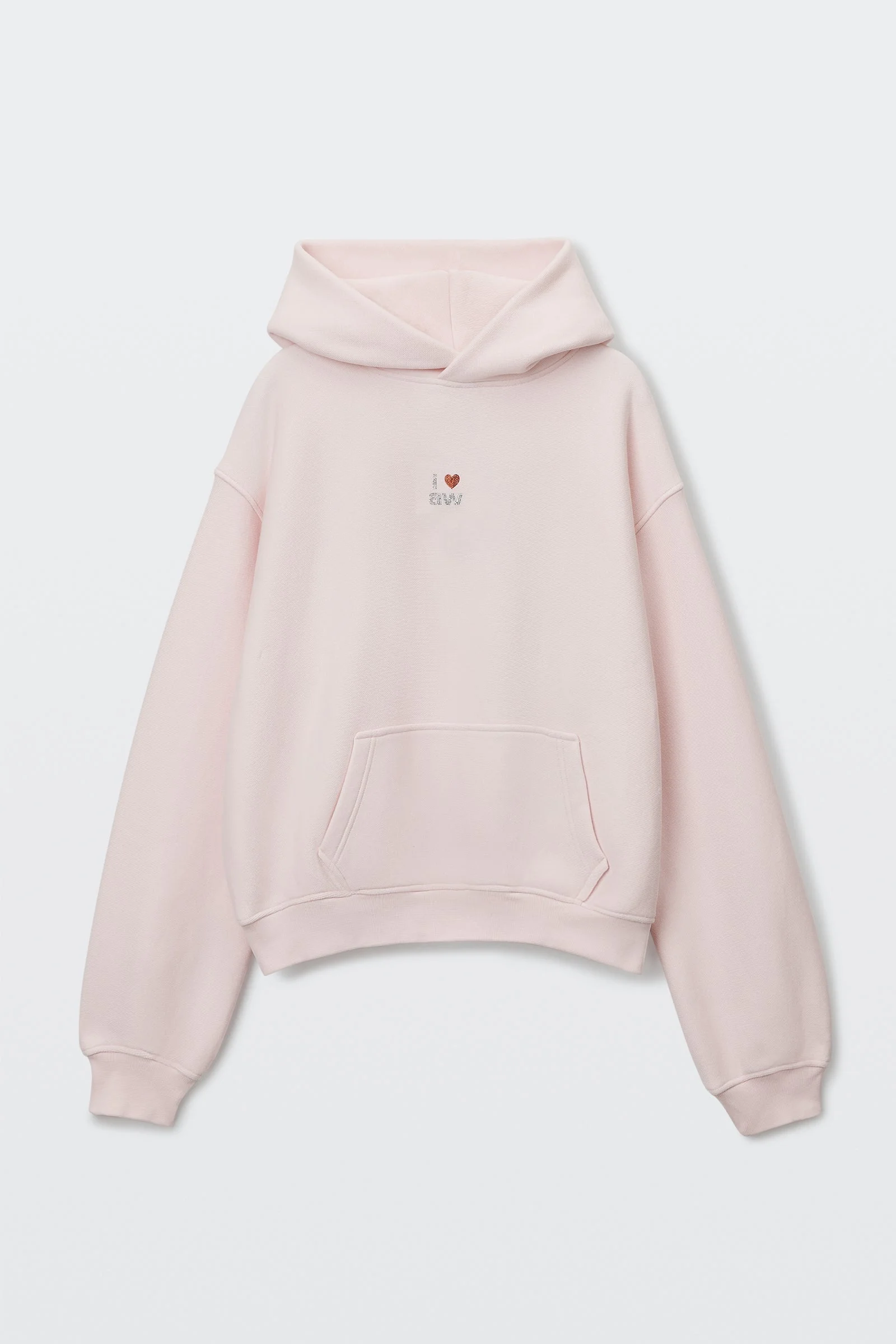 crystal hotfix i heart aw hoodie - 1