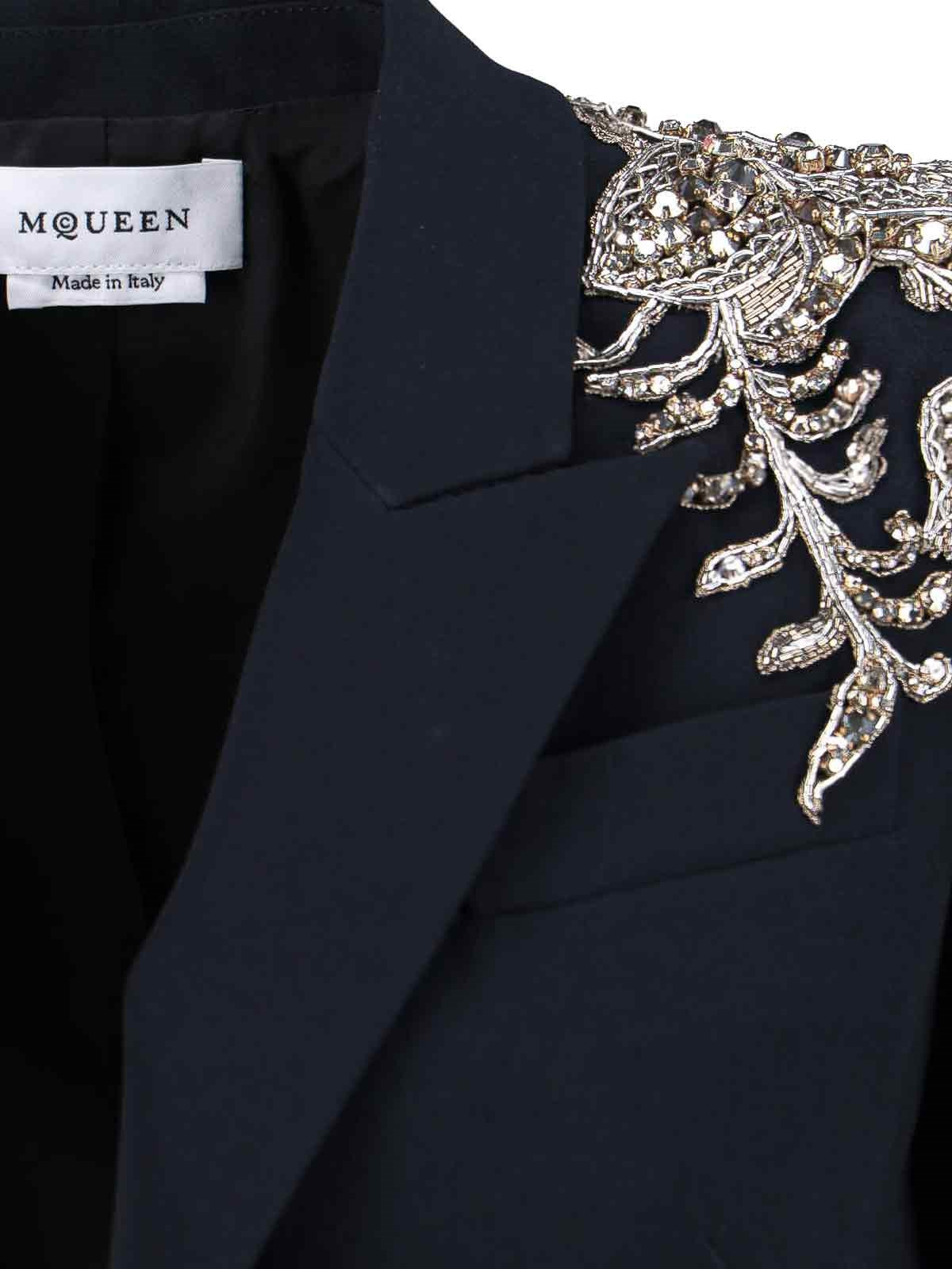 SINGLE-BREASTED BLAZER WITH DECORATIONS - 5