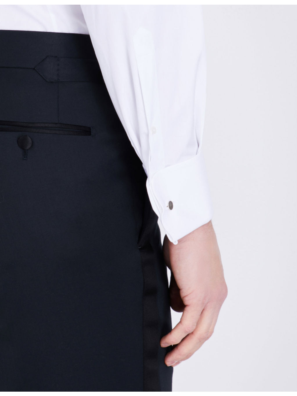 Slim-fit cotton evening shirt - 7