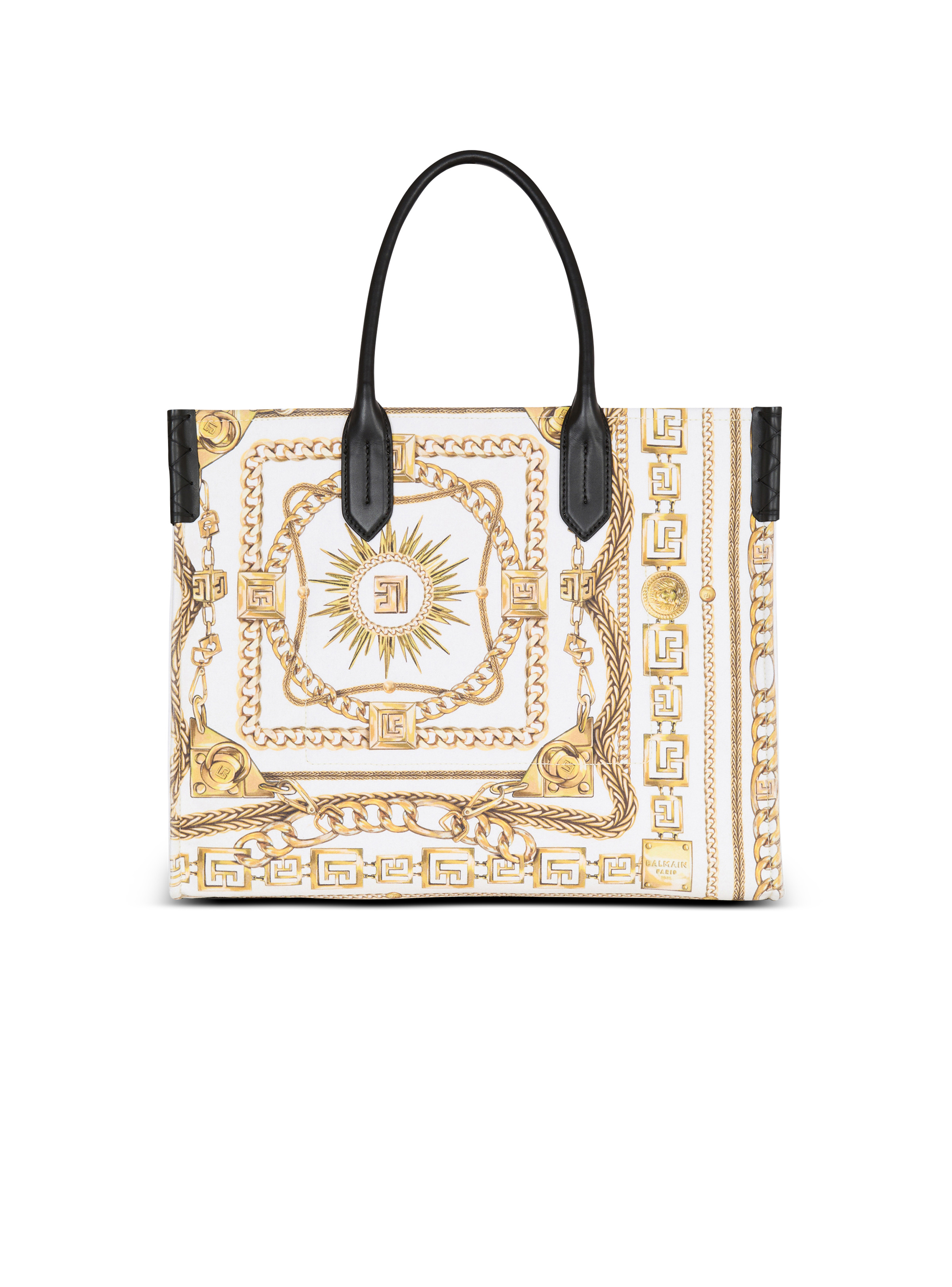 B-Army Medium tote bag in printed canvas - 4