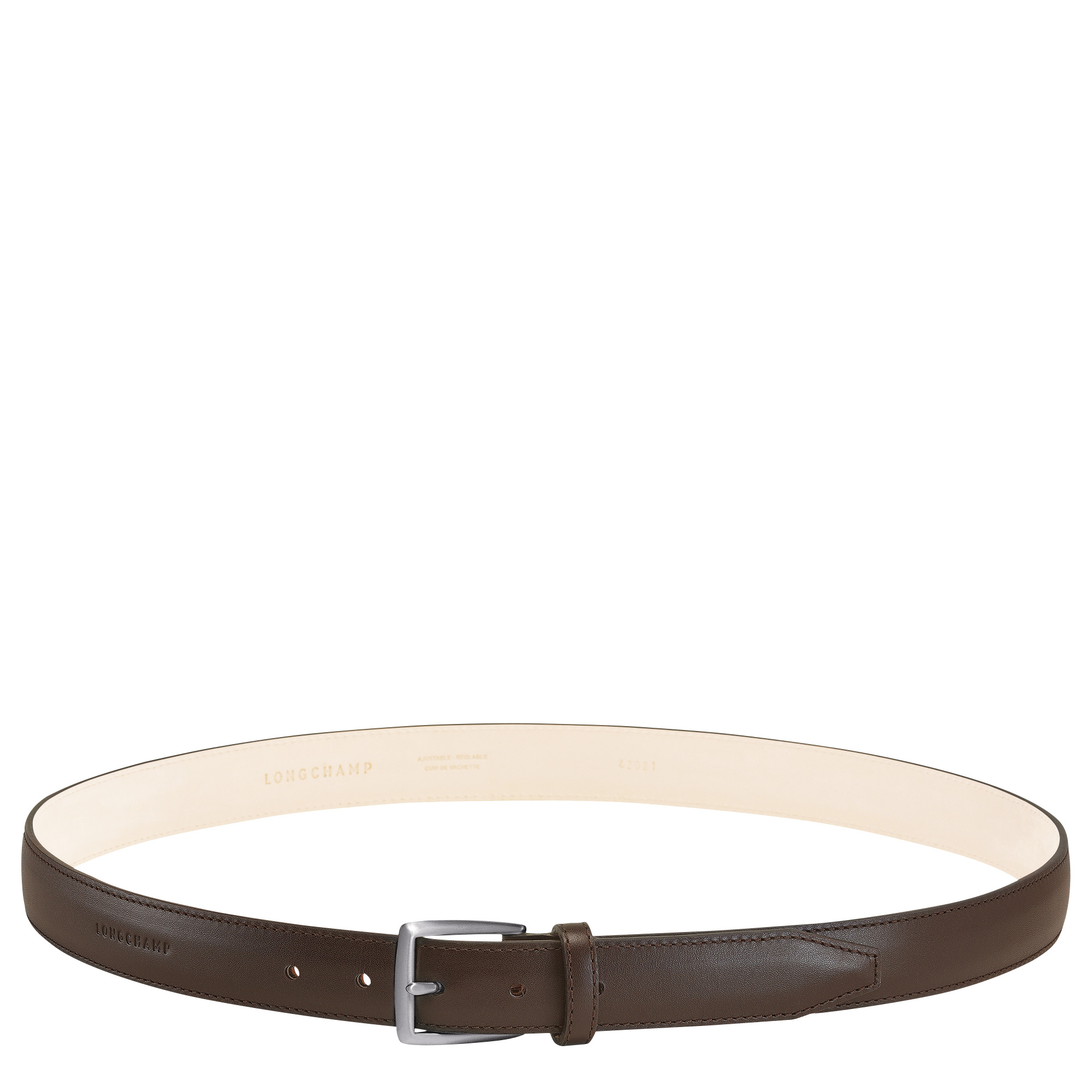 Végétal Men's belt Mocha - Leather - 1