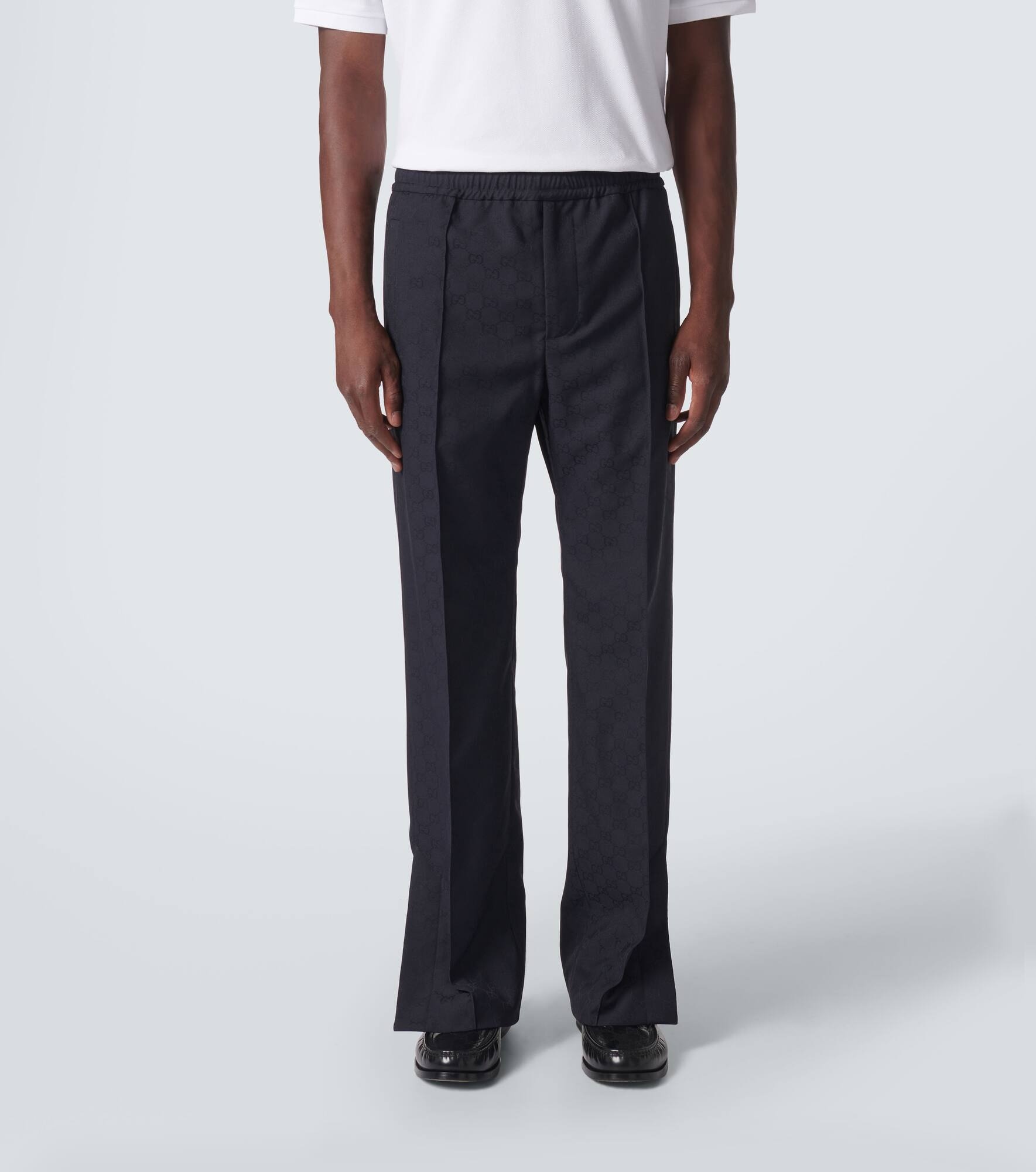GG mid-rise straight pants - 3