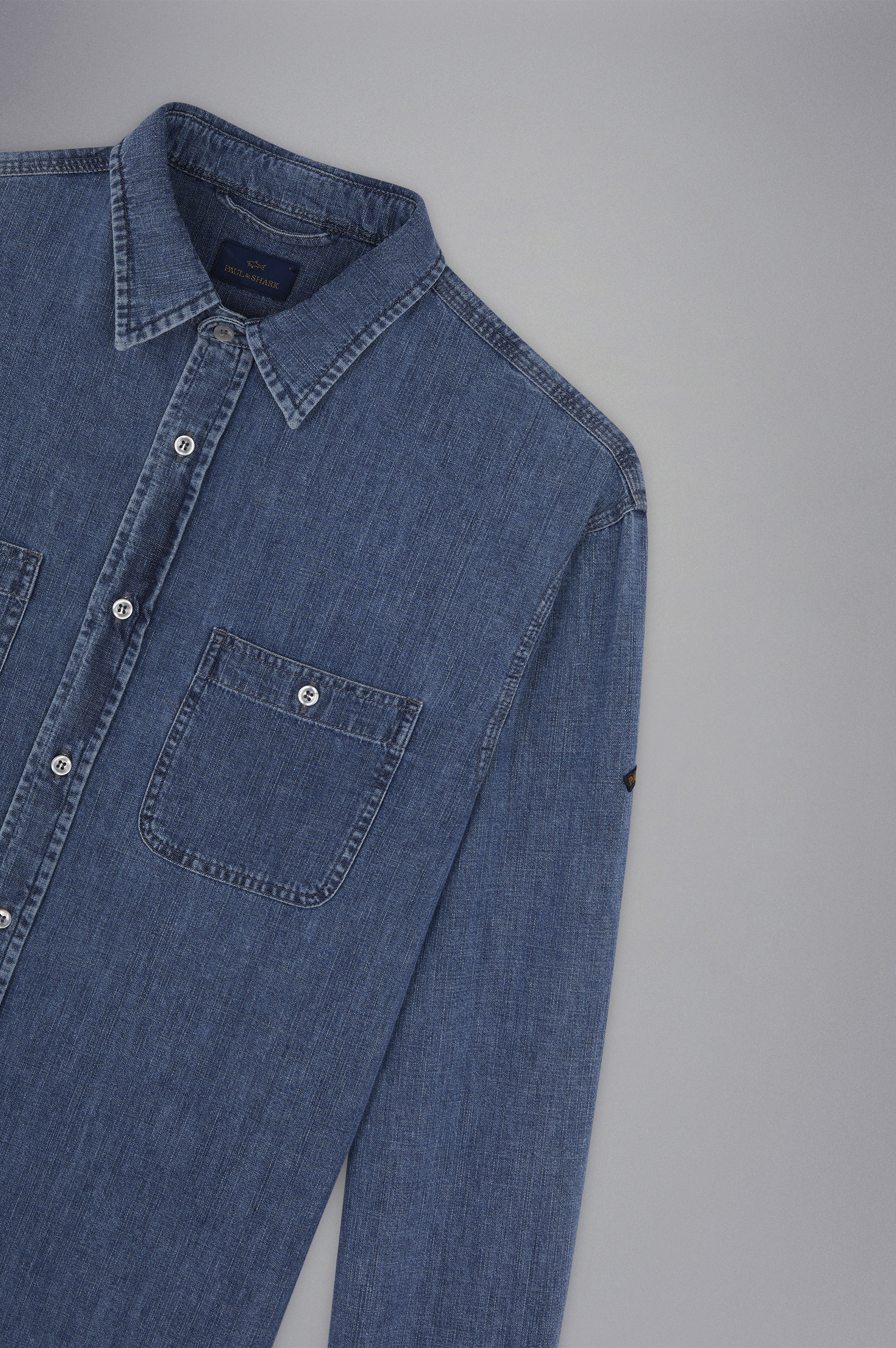 DENIM OVERSHIRT - 5
