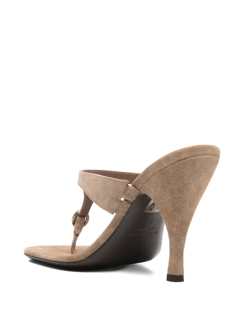 herbert levine Herbert Levine Kiss And Tell Suede Heeled Sandals outlook