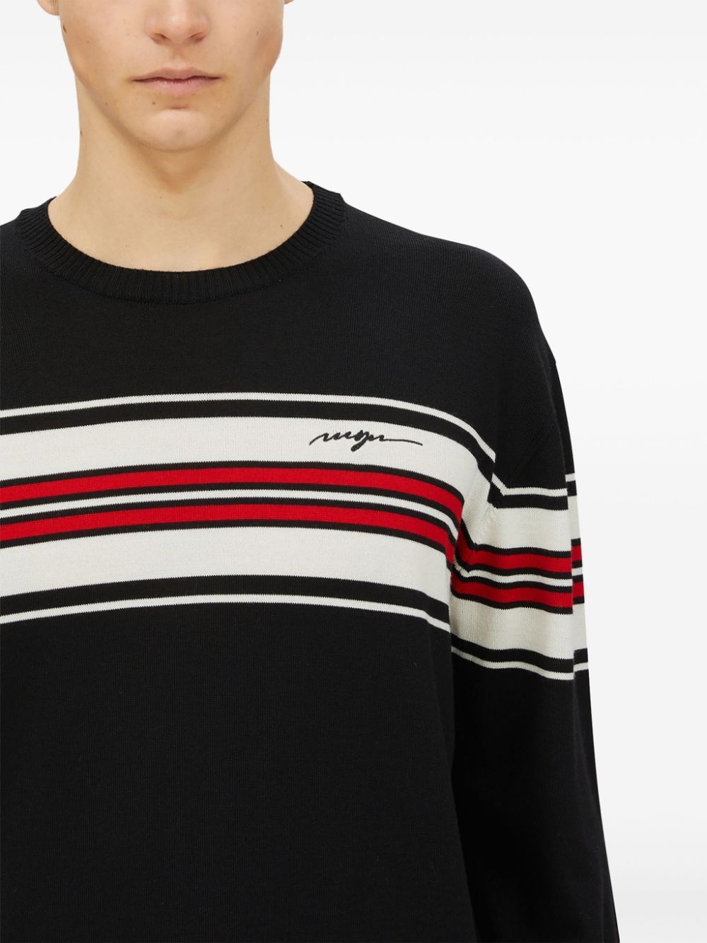 chest stripe jumper - 5