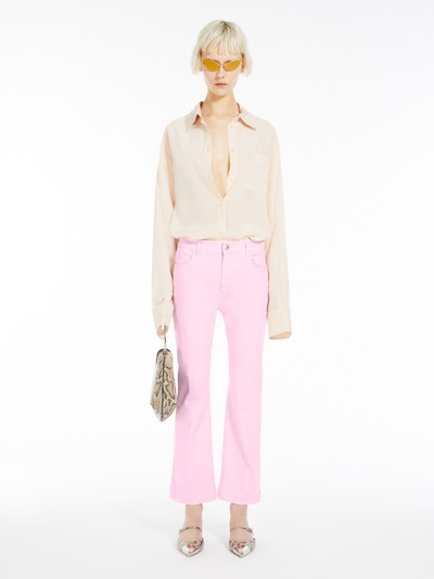Sportmax NILLY Denim mini flare trousers outlook