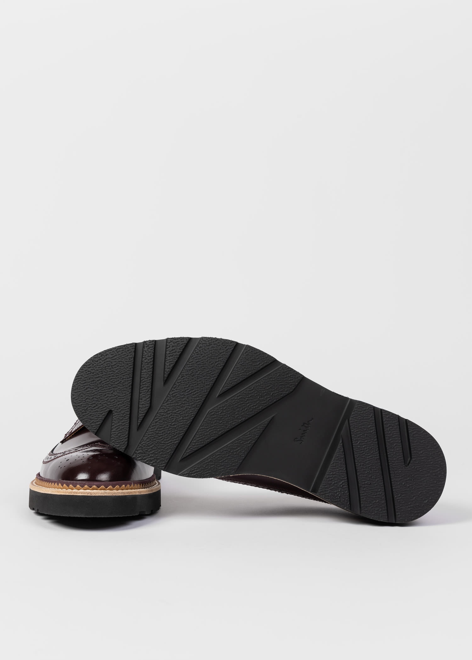 High-Shine Leather 'Count' Brogues - 2