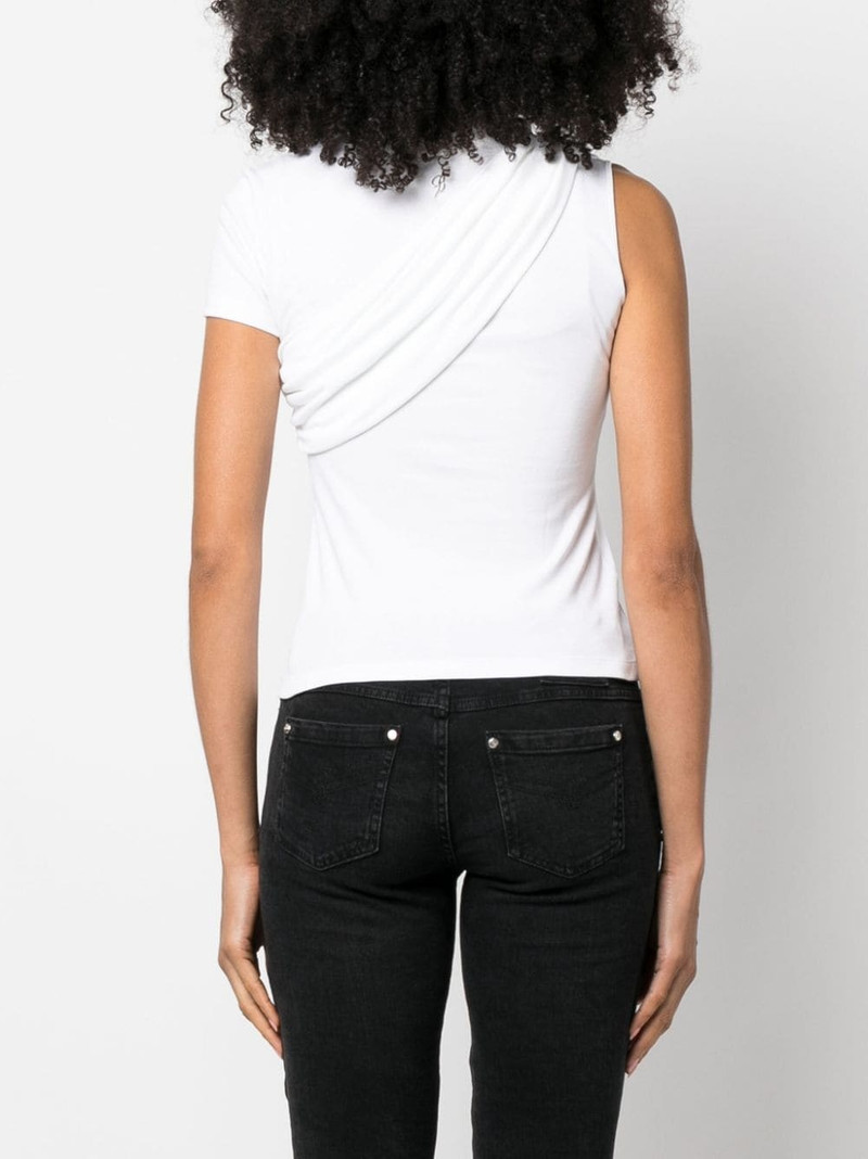 twist-detail cotton T-shirt 4