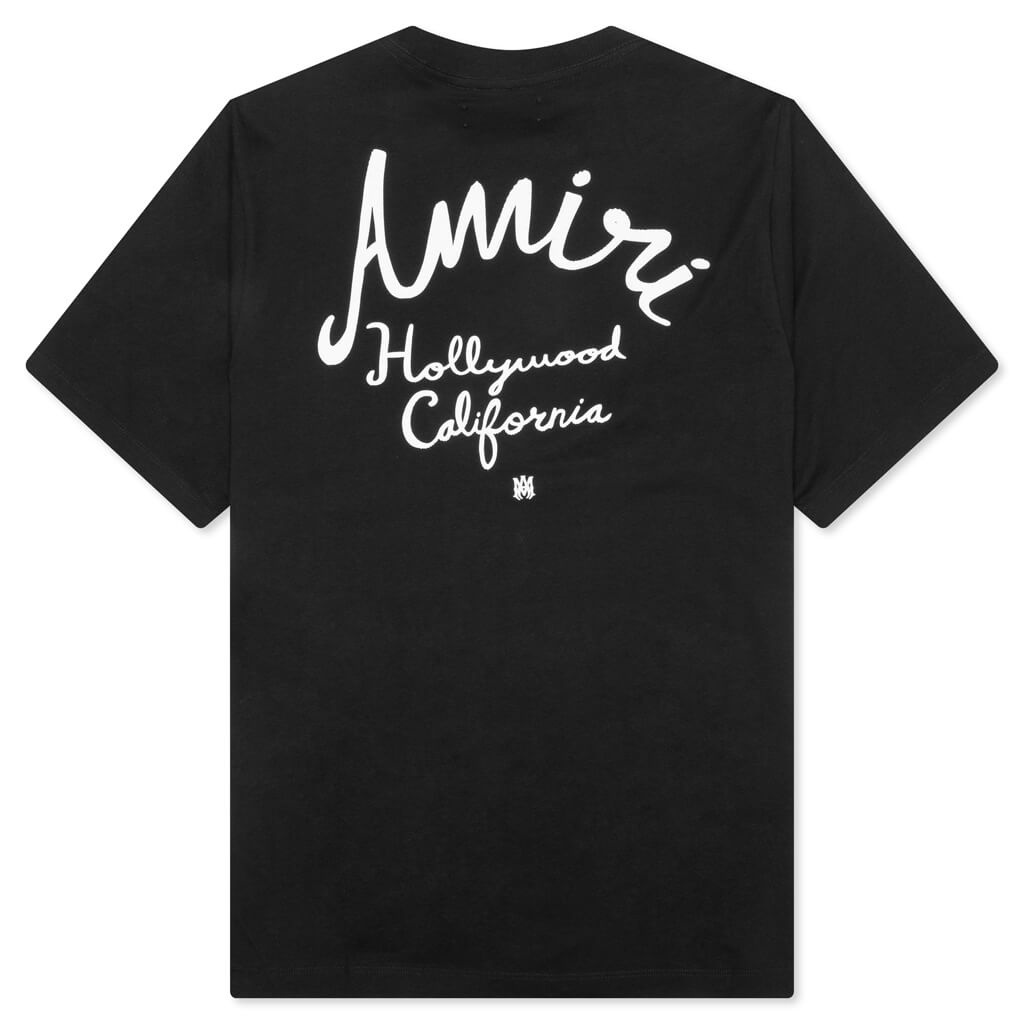 AMIRI AMIRI HOLLYWOOD TEE - BLACK | REVERSIBLE