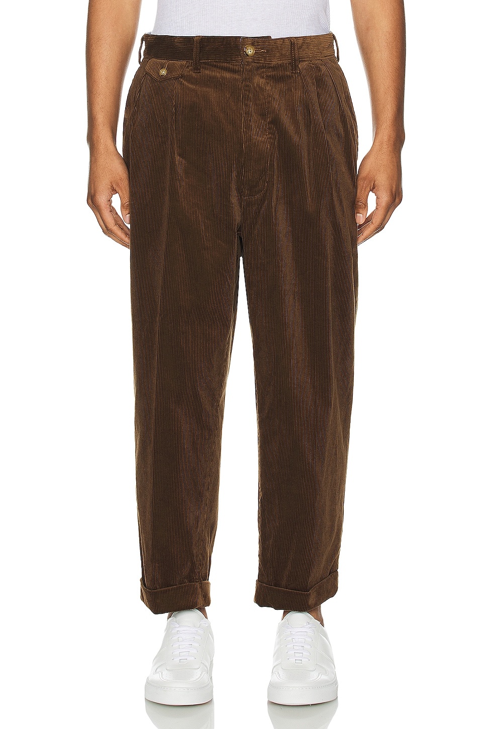 2 Pleats Corduroy Pant - 3