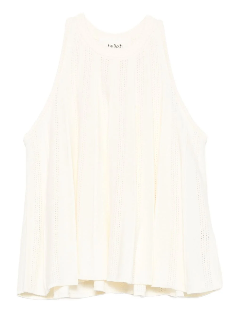 Serres pleated halterneck top - 1