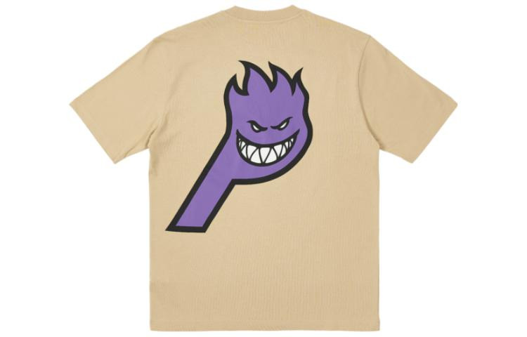 Palace x Spitfire P-Head T-Shirt 'Sand' P24STS006 - 2