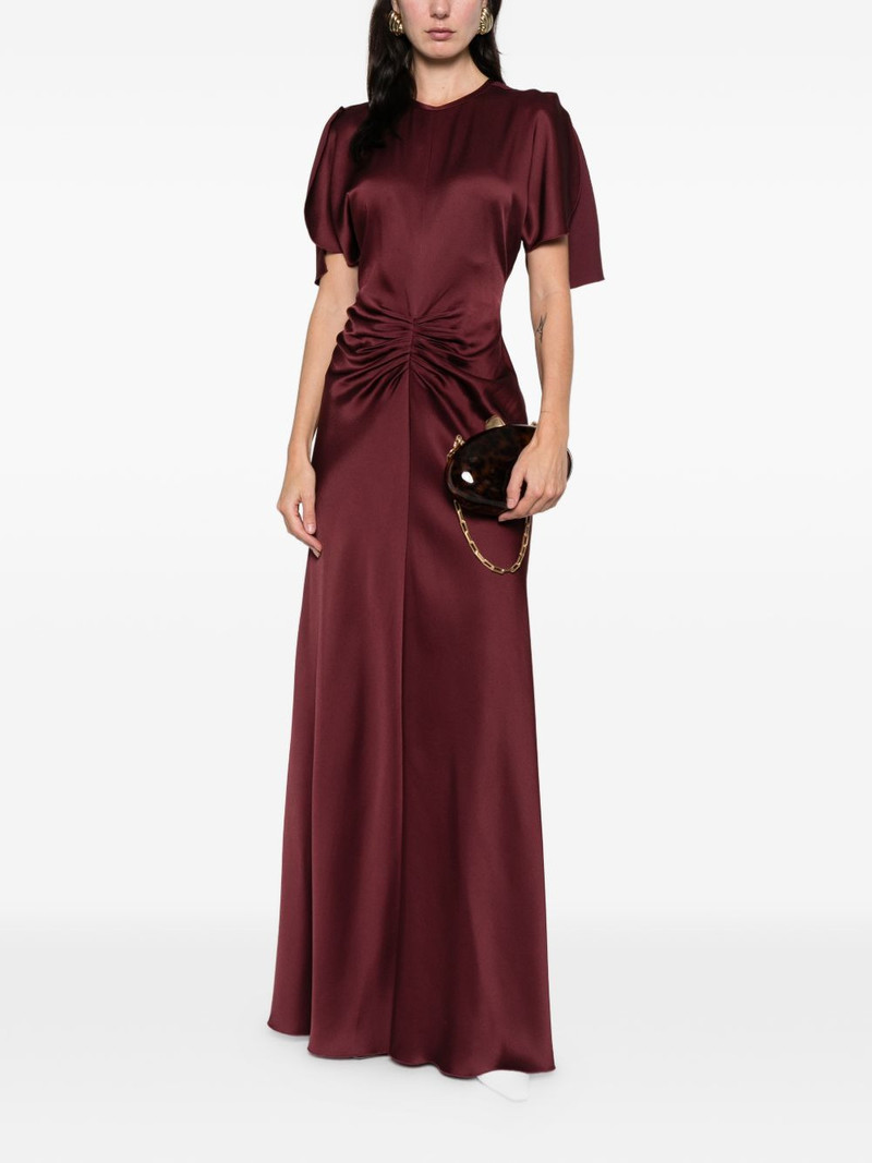 Victoria Beckham gathered waist floor length maxi dress outlook