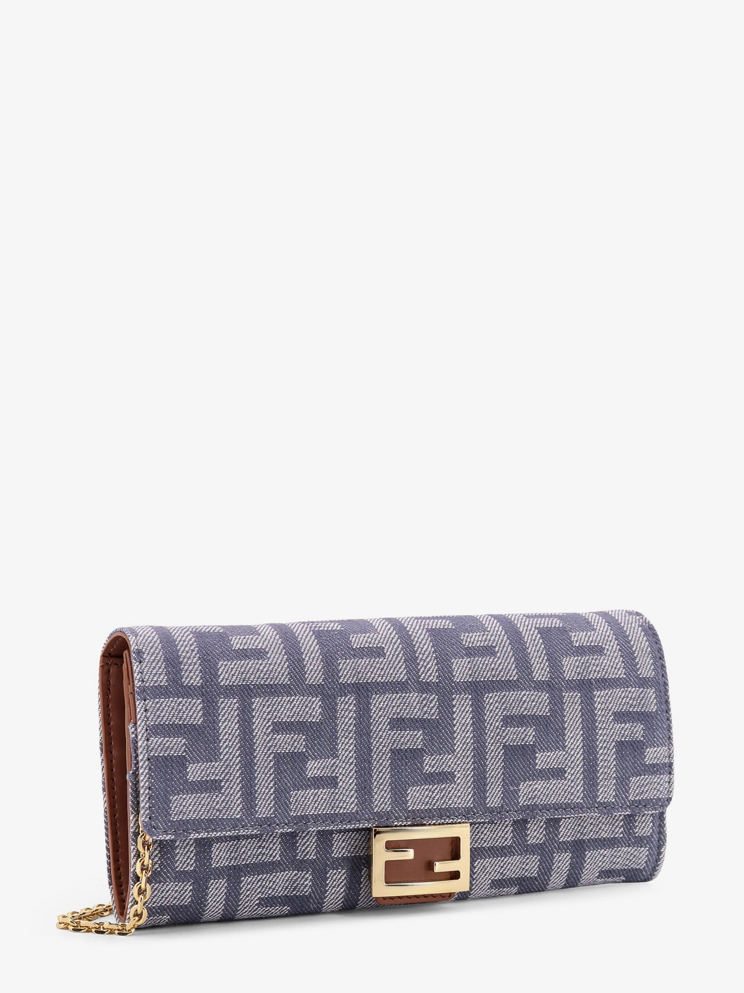 Fendi Women Continental With Chain Baguette Wallet - 3