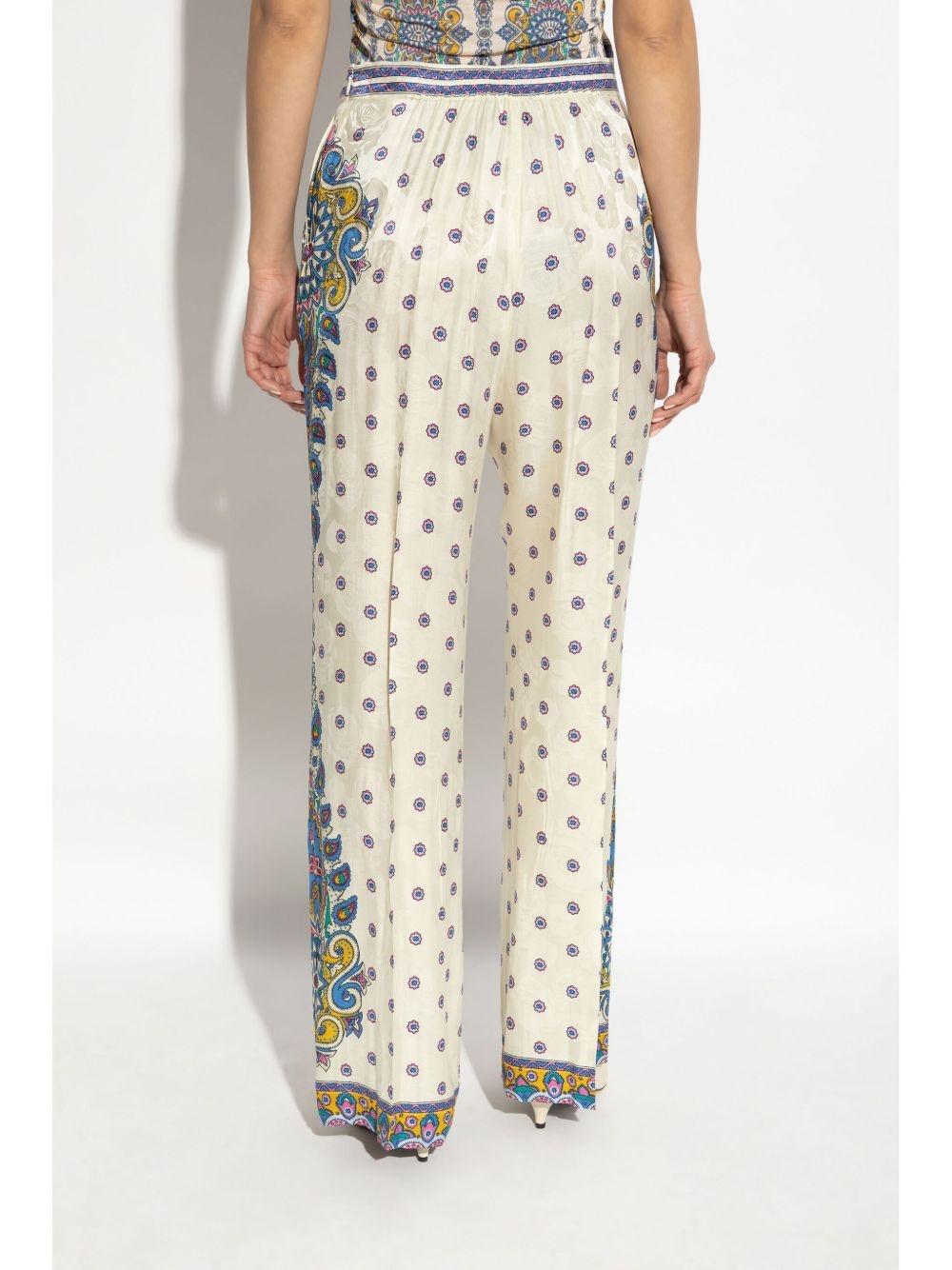 paisley-print trousers - 4