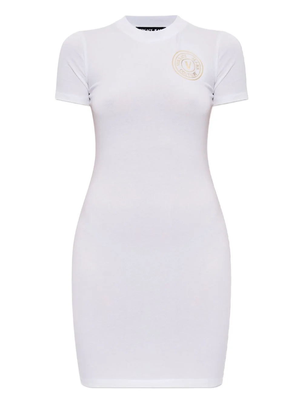 logo-print mini dress - 1