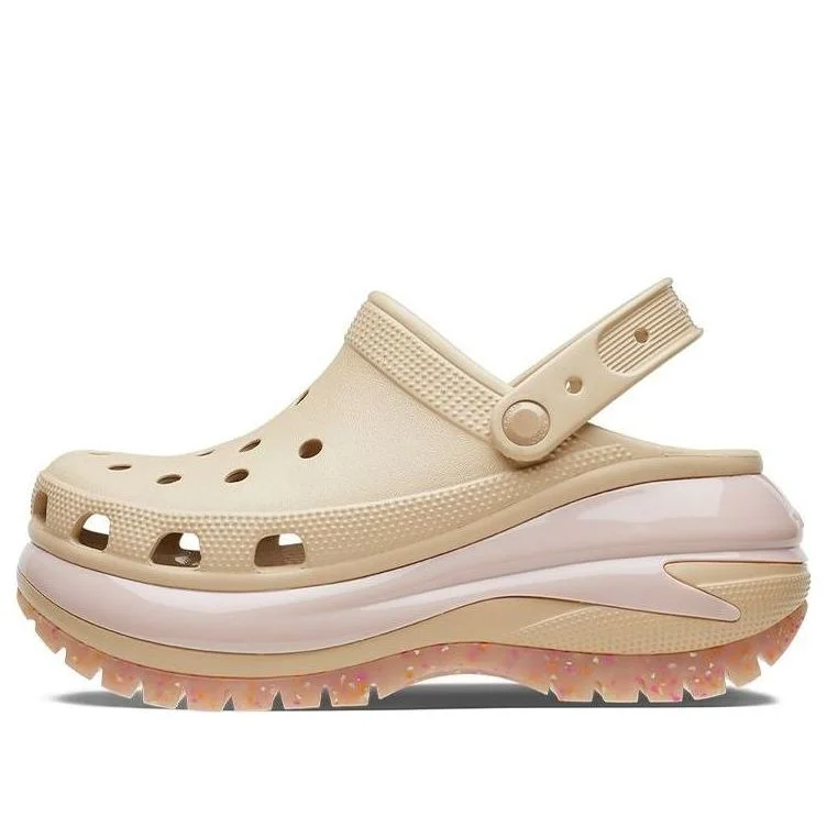 (WMNS) Crocs Classic Mega Crush Clog 'Chai Multi' 207988-2ZM - 1